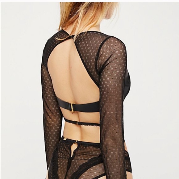 Esme for Love and lemons black bodysuit 🖤🥀🥇🍋 - Picture 2 of 2